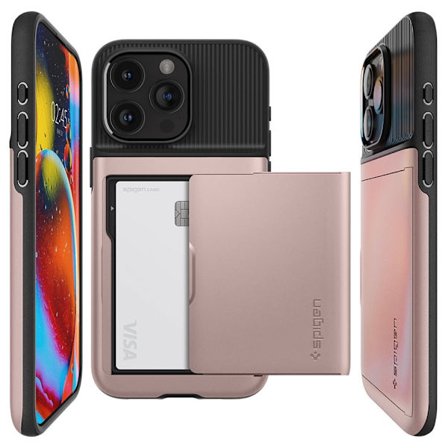Spigen Slim Armor CS, Rose Gold - iPhone 15 Pro Max