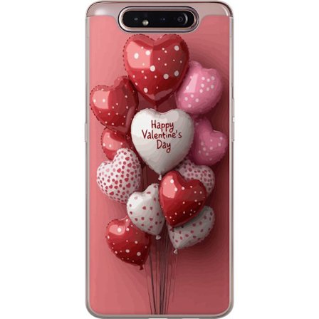 Kompatibel Mobilcover til Samsung Samsung Galaxy A80 Valentinsballoner