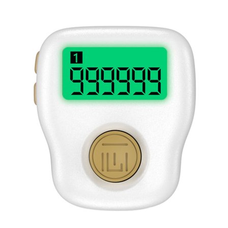6 digitale LED elektroniske fingerklikkere Tasbih håndholdt ringklikk Lap Counter Event Clicker Tally Finger Counters