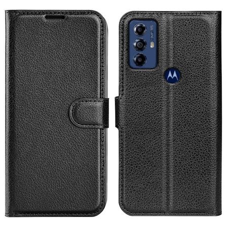 Classic Motorola Moto G Play (2023) Flip Fodral - Svart
