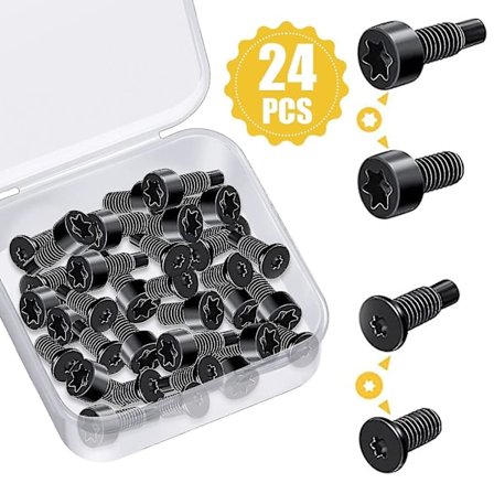 2024 Ring Dørklokke Skruer, 4 Sett/24 stk Dørklokke Erstatning Sikkerhetsskruer T5,T16 Ring Dørklokke Skruer Co