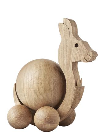 Spinning Kangaroo - Small Home Decoration Decorative Accessories-details Wooden Figures Brown ChiCura