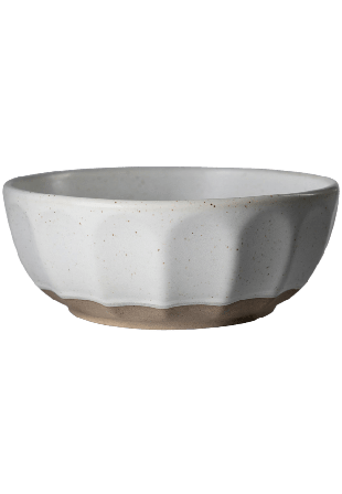 ERNST Skål stengods Dukning & servering Vit d6 h12