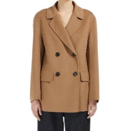 Max Mara Double-Breasted Coats inbo, Dame Uldfrakker