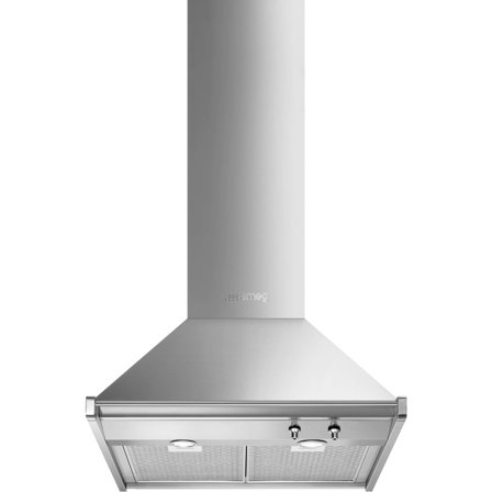 Smeg KD70XE Vägghängd köksfläkt, rostfritt stål, 70 cm | Vitvaror > Köksfläkt | Bagaren och Kocken