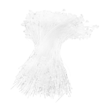 500 st vita snäpplås stift ögla prislapp fästelement 5" 130mm