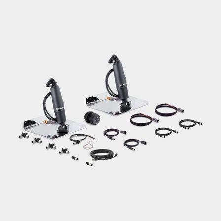 Elektrisk trimplanssæt Dometic Seastar Power & Control Adaptive Trim Tab System, 12 x 12" (30 x 30 cm), til både 18 - 32 fod (5.5 - 9.5 m), 12 V, 