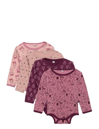 Pippi Body Ls Ao-Printed (4-Pack) - Multi/patterned - 74