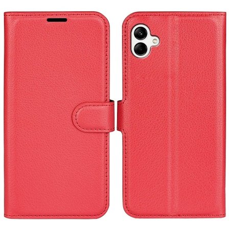 Klassisk Samsung Galaxy A04 Flip Etui - Rød