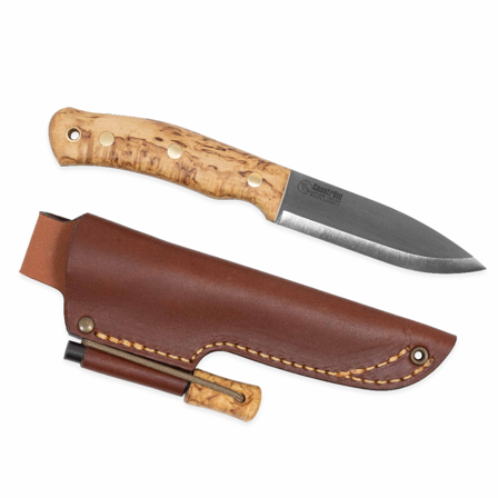 Casström No.10 Swedish Forest Knife Masur/Scandi med Eldstål