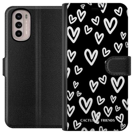 Yhteensopiva Lompakkokotelo Motorola Motorola Moto G41 Cactus and Friends - Handdrawn Love Chaos