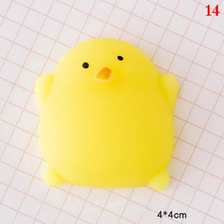 Kawaii Animal Soft Mochi Fidget Toys Antisensoriska Leksaker För Adu