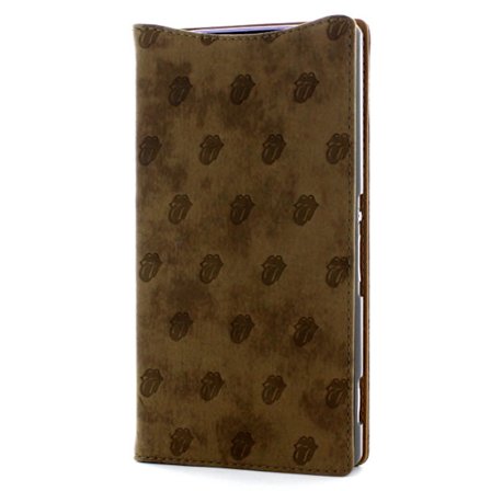 Bravado Rolling Stones -lompakkokotelo Sony Xperia Z2:lle - Ruskea