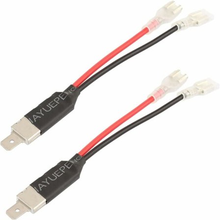 H1 LED-frontlyktutskiftning hann hann plugg enkel diodekonverter