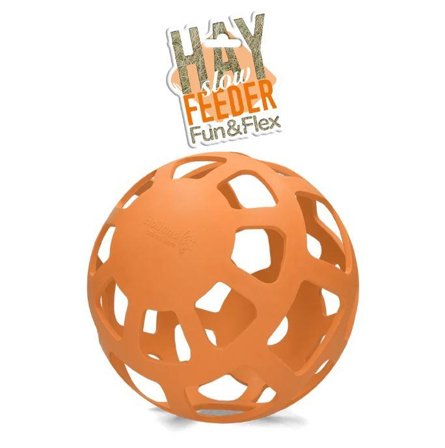 Fun and Flex Slowfeeder til Hest, Orange - 22cm