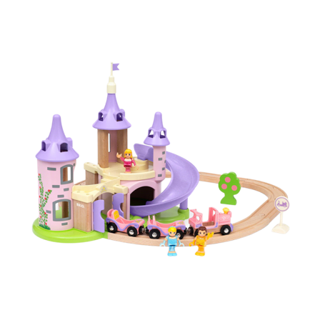 Brio Set Disneyprinsessa slott Träleksaker ONESIZE