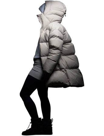 Sail Racing Sky Down Parka - Cream - M