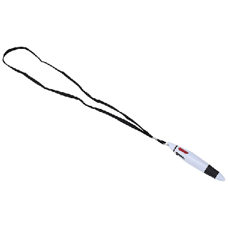 15 stk. uttrekkbare penner med snor, hals-penner i tau, 4-fargers kulepenn med kjede for skole og hjem