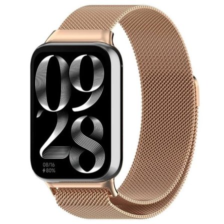 Xiaomi Smart Band 8 Pro Watch Band with Magnetic Closure - Rose Gold