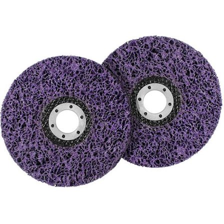 Vinkelsliparens slipningsskiva 2 st rostfritt stål rengöringsskiva 125 mm CSD A