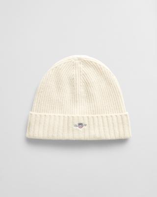 GANT - Lue i ullblanding med shield-logo til herre cream