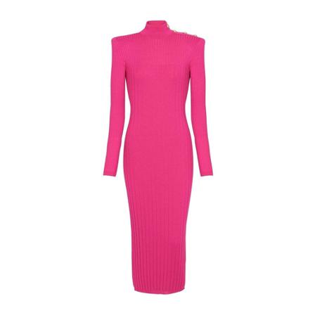 Balmain Dresses , Roze , Dames , Maat: S Casual jurken