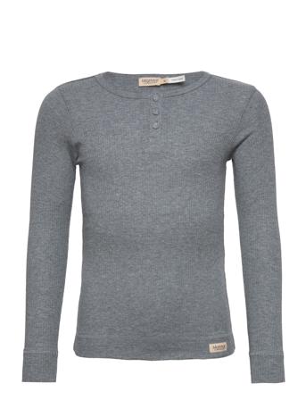 Tee Ls Langærmet T-shirt Blå MarMar Cph