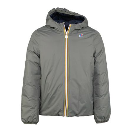 K-Way, Down Jackets Grijs, Heren, Maat:2XL,nylon