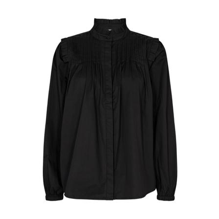 Freequent myrtille blouse , Zwart , Dames , Maat: S
