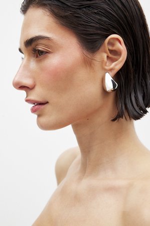 NA-KD Clous d'oreilles à pendant - Bijoux - Argent - One Size