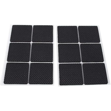 Kumityynyt huonekalujen jalkoihin, kevyet itseliimautuvat huonekalujen suojatyynyt liukuvat pöydän suojajalkatyynyt 24 kpl