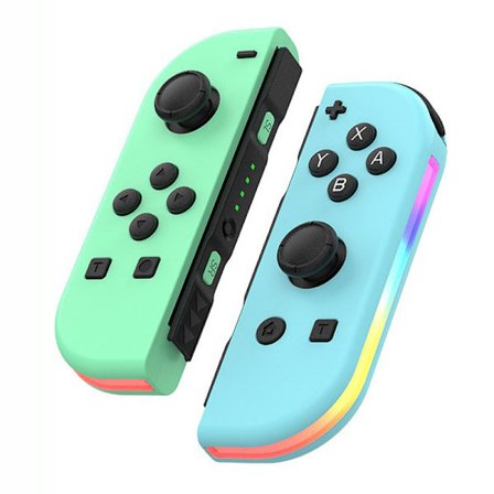 För Nintendo Switch Oled Controller med RGB-ljus vänster och höger