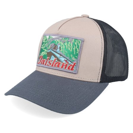 Wild Spirit - Blue - snapback - Cap - Swedish Dalsland Landscape Light Grey/Black/Charcoal A-Frame Trucker - Hatstore