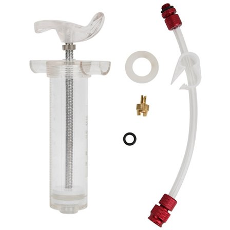 50 ml kapacitet cykelvakuumdækfyldersæt universelt til amerikanske og franske ventiler cykelreparationsværktøj