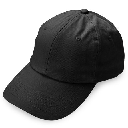 Waykins | Casquette en Coton Uni Noir pour hommes - Casquettes Snapback