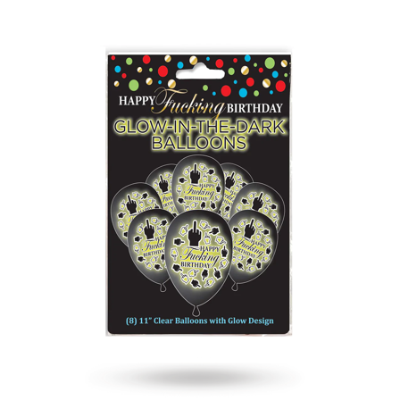 Shots: Happy F'ing Birthday - Glow Balloons - Sexleker Vuxen: Rollespill - Vuxen: Høneselskap & Utdrikningslag