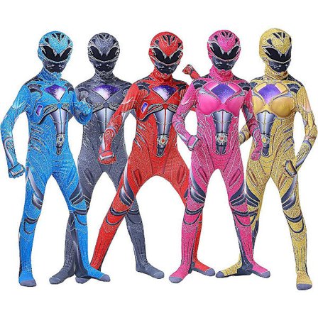 Power Rangers Body Suit Barn Cosplay Jumpsuit Party Fancy Suit