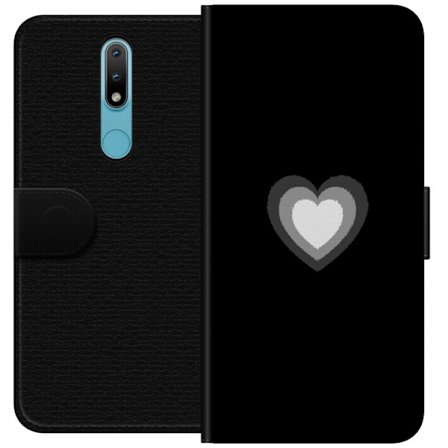 Yhteensopiva Lompakkokotelo Nokia Nokia 2.4 Soft Glow Heart