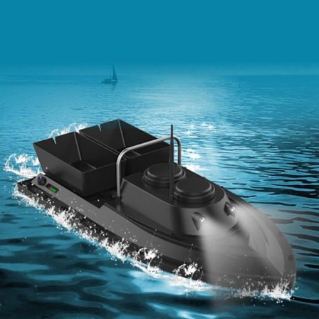 NY RC Fiskebåt Bait Boat Anti-Wind Grass Bait Boat 500M