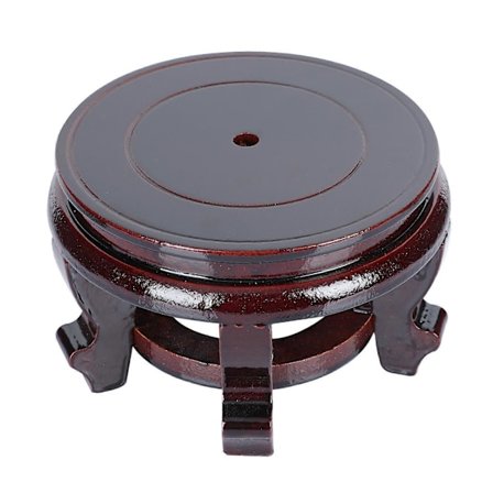 1 kpl Puinen esittelyalusta Koristeellinen maljakon alusta Puinen teekannun pidike Kodin sisustus