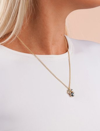 SNÖ of Sweden Noctelle Pendant Neck 45 G/Mix Black - 45 Cm - Gold - 45 CM