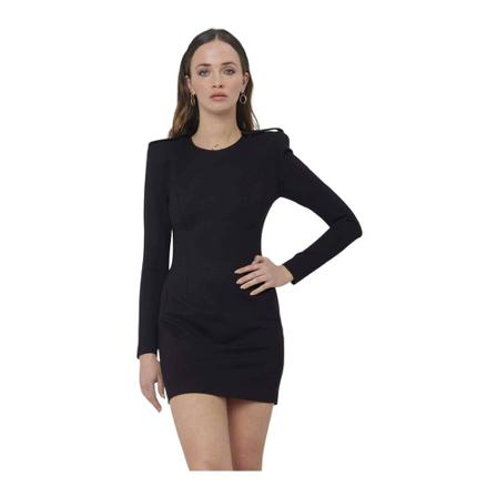 Silvian Heach Short slim Kjole with straps Sort, Dame