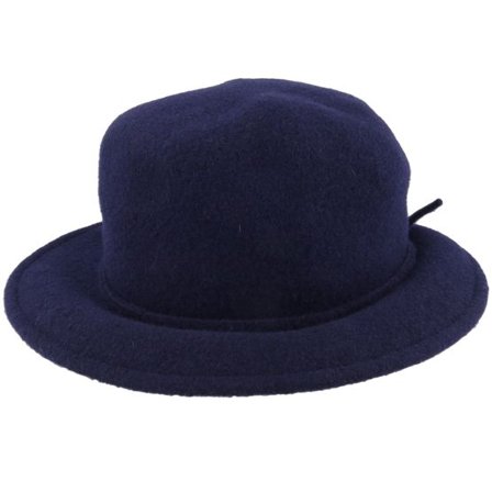 Mayser - Blå bucket Hatt - Philine Wolly Marine Bucket @ Hatstore