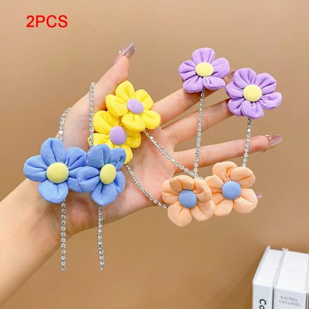 2 STK Flettet hårkjede perlehodebånd STIL 1 STIL 1