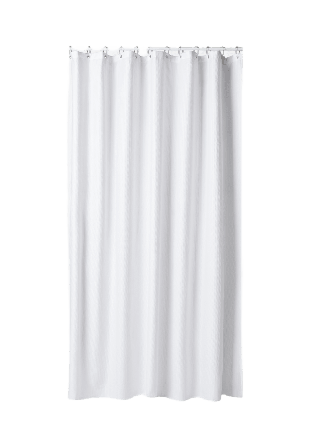 Åhléns Home Duschdraperi BÄCKEBÖLJA 180x200 cm Badrumstillbehör Vit