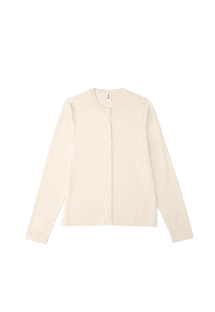 Å WOMAN Cardigan INGRID Stickat Vit M