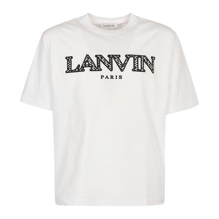 Lanvin, T-shirt Biały, Mężczyzna, Rozmiar: S