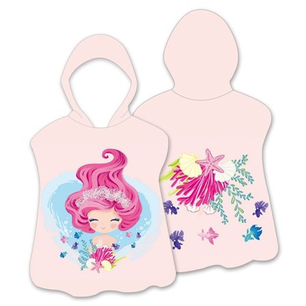 Huva Cape Badhandduk Badrock Poncho, 60x60cm - Ocean Princess