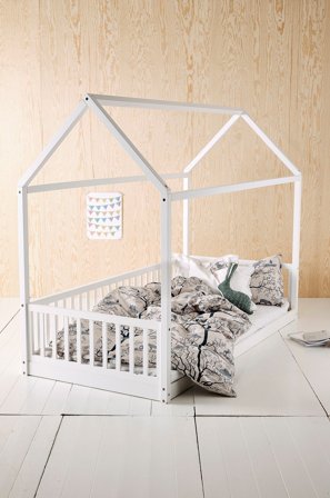 Jotex - Barneseng 90x200 Cm Matt hvit hvit - CASTILLO - Kjøp Barnesenger & sprinkelsenger hos Jotex