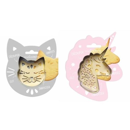 Cat + Unicorn Relief Cookie Kit